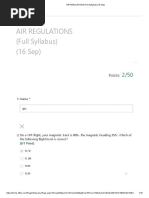 AIR REGULATIONS (Full Syllabus) (16 Sep)