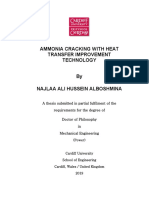 Ammonia Cracking With Heat Transfer Improvement Technology