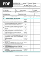 Saudi Aramco Inspection Checklist