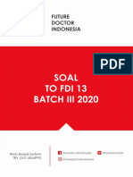 (Fdi) Soal To Fdi 13 Batch III 2020