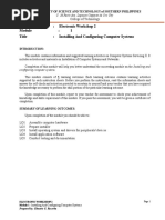 Module 1 - Installing and Configuring Computer Systems