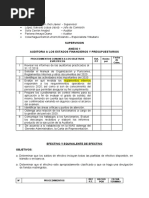 Programa de Auditoria Efectivo y Equivalente de Efectivo