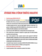 1 Estruturas de Concreto I - Atividade Fórum Avaliativo