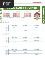 Conjugación Del Verbo SEGUNDO GRADO