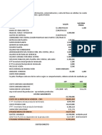 Costeo Absorbente y Costeo Directo Ejercicio Fresas