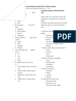 Latihan Soal Tentang Bahasa Inggris