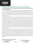 Microslay Clo2 Sugar Application 2021