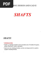 CH # 1 Design of Shafts