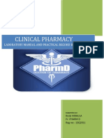 Clinical Pharmacy: Laboratory Manual and Practical Record Book