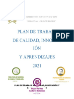 Plan de Trabajo de Calidad 2021