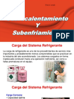 Sobrecalentamiento y Subenfriamiento