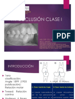 Clase Teórica Maloclusión Clase I