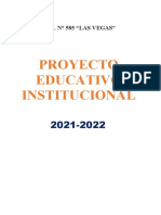 Proyecto Educativo Institucional 585 Las Vegas