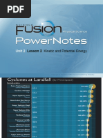 Unit 2: Lesson 2 Kinetic and Potential Energy