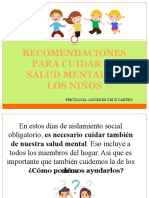 Salud Mental en Los Niños