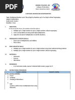 Lesson Plan Grade 4 Mathematics