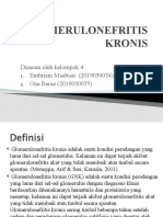 Kelompok 4 Glomerulonefritis Kronis