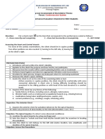 Checklist For Cardiac Assessment