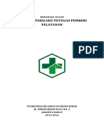 Kerangka Acuan Evaluasi Perilaku Petugas Pemberi Pelayanan