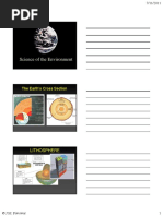 Science of The Environment: The Earth's Cross Section