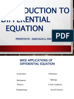 Differential Equations, An Introduction