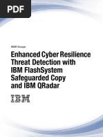 Enhanced Cyber Resilience Threat Detection With Ibm Flashsystem Safeguarded Copy and Ibm Qradar