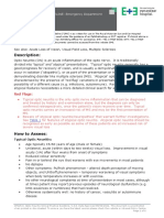 Optic Neuritis Clinical Practice Guideline