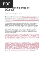 Motivation Theories On Learning