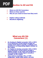 Introduction To AD and DA