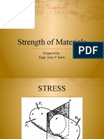 Strength of Materials: Prepared By: Engr. Jeric P. Sarte