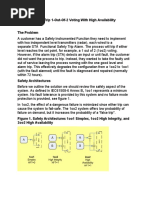 Alarm Trip 1-Out-Of-2 Voting With High Availability