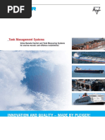 Innovation and Quality - Made by Pleiger!: Tank Management Systems