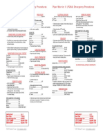 Piper Warrior I I Emergency Checklist