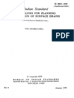 Guidelines For Planning and Design of Surface Drains (S Xwki