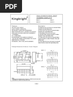 Kingbright: 10mm (0.4INCH) DUAL DIGIT Numeric Displays