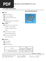 Everlight Electronics Co.,Ltd.: Technical Data Sheet 0.8" Single Digit Displays