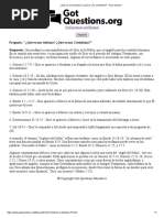 ¿Qué Es Una Teofanía - ¿Qué Es Una Cristofanía - para Imprimir