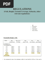 Regulations Goa Site - FAR, Height, Setback