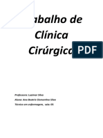 Trabalho de Clínica Cirúrgica