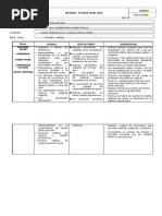 Informe Tutoria - Inicial