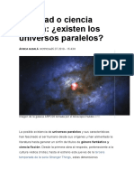 Realidad o Ciencia Ficción