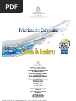 10 Priorizacion Curricular - Historia de Honduras