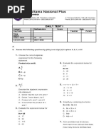 SD Witama Nasional Plus: Daily Test I