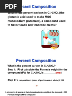 The Basicsof Stoichiometryand Molecalculations