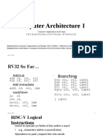 CA I - Chapter 2 ISA 2 RISC V