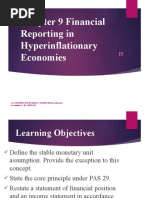 Chapter 9 Financial Reporing in Hyperinflationary Economies