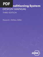 Air-Conditioning System: Design Manual