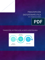 Prescripción Dietoterapeutica