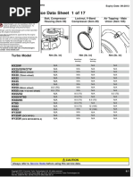 Holset Turbocharger Service Data Sheet