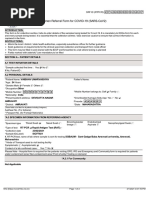 Icmr Specimen Referral Form For Covid-19 (Sars-Cov2) : (These Fields To Be Filled For All Patients Including Foreigners)